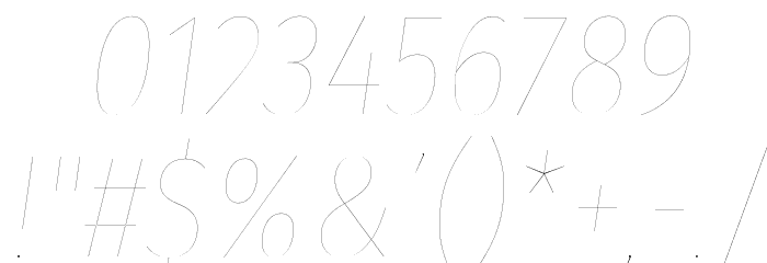 Fira Sans Condensed Two Italic Polices AUTRES CHARS