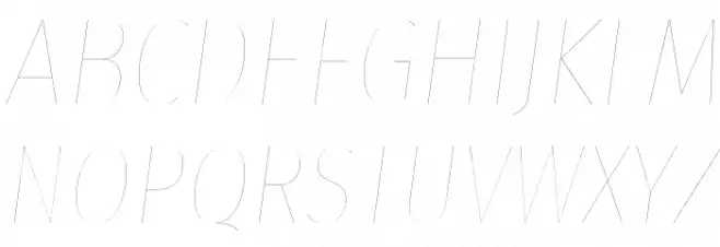 Fira Sans Condensed Two Italic 字体 大写