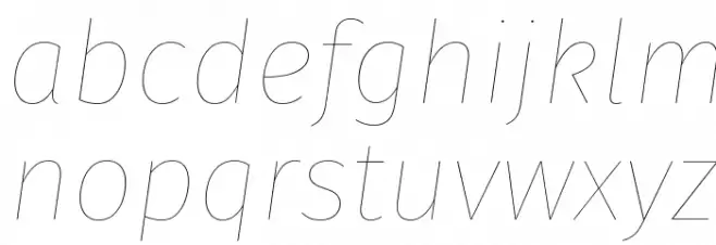 Fira Sans Eight Italic फ़ॉन्ट लोअरकेस