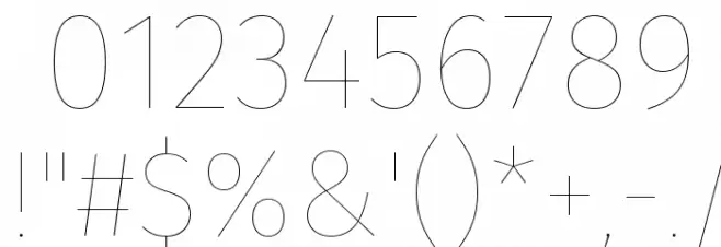 Fira Sans Eight Font OTHER CHARS