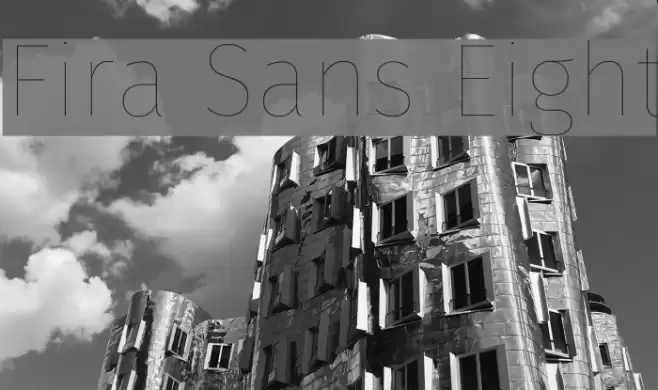 Fira Sans Eight Font examples