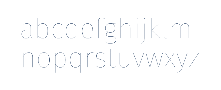 Fira Sans Eight Lowercase