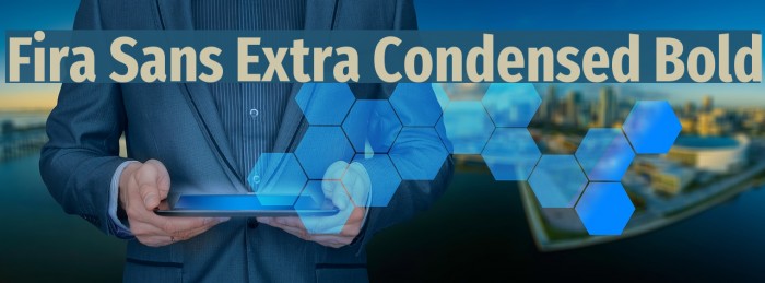 Fira Sans Extra Condensed Bold Example 2