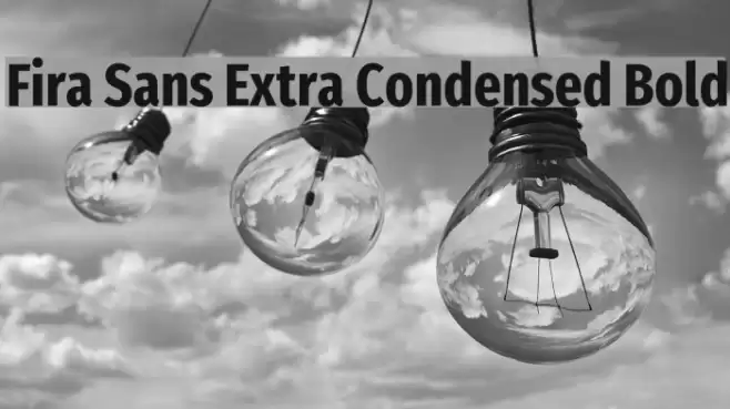 Fira Sans Extra Condensed Bold Font examples