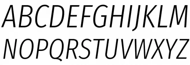 Fira Sans Extra Condensed Light Italic  