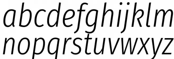 Fira Sans Extra Condensed Light Italic  