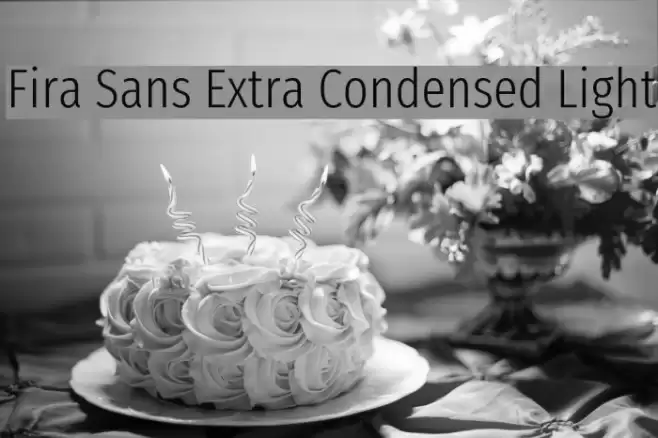 Fira Sans Extra Condensed Light Шрифта examples