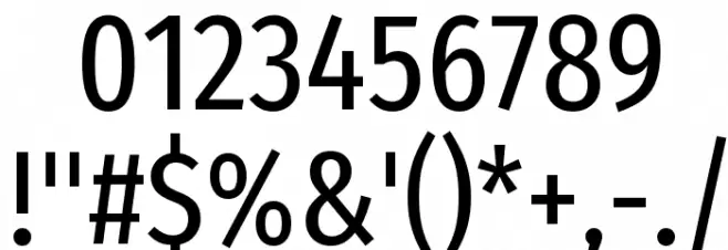 Fira Sans Extra Condensed Regular Fonte OUTROS PERSONAGENS