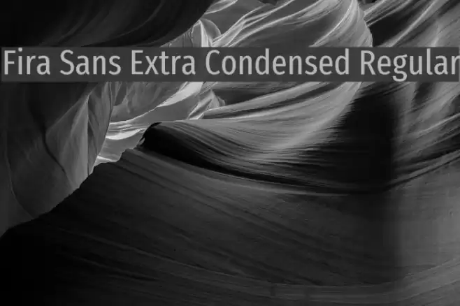 Fira Sans Extra Condensed Regular Fonte examples