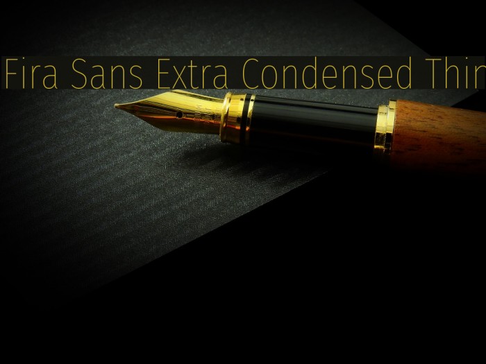 Fira Sans Extra Condensed Thin Example 2