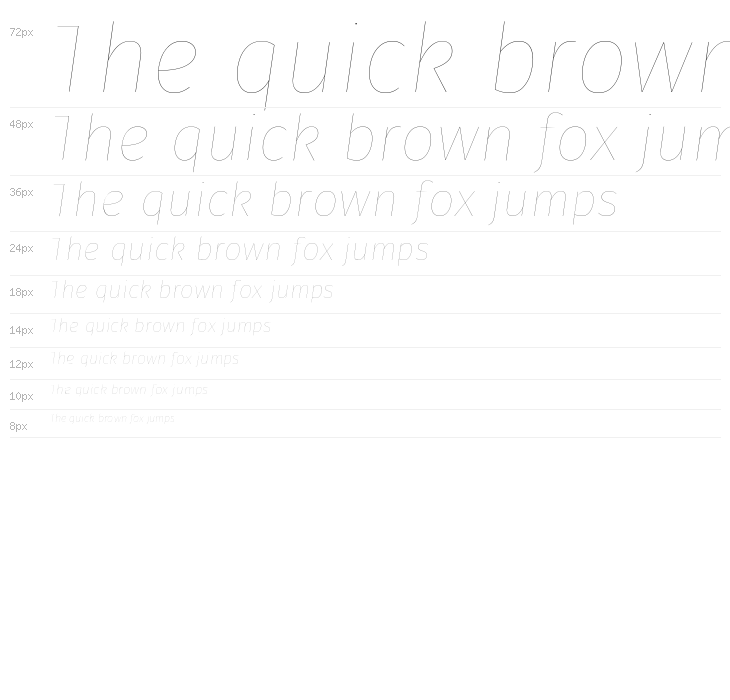 Fira Sans Four Italic Waterfall
