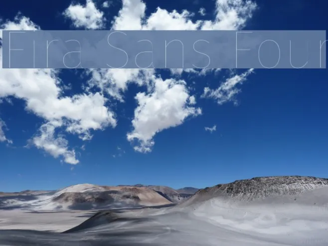 Fira Sans Four Example 2