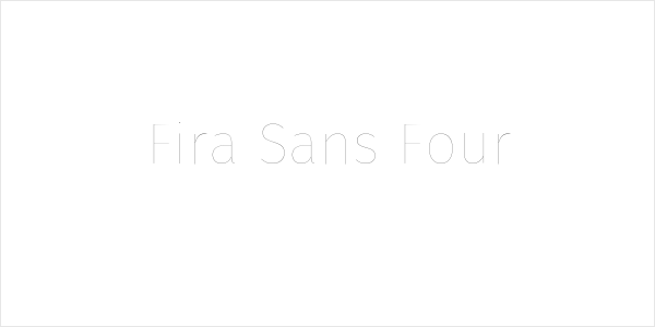 Fira Sans Four Logo