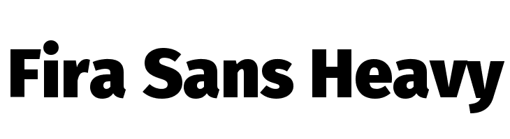 Fira Sans Heavy  Descarca Fonturi Gratis
