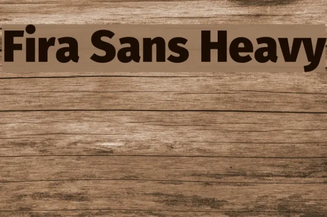 Fira Sans Heavy Example 2