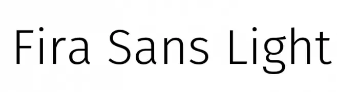Fira Sans Light  Fuentes Gratis Descargar