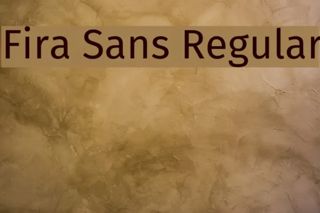 Fira Sans Regular Example 2