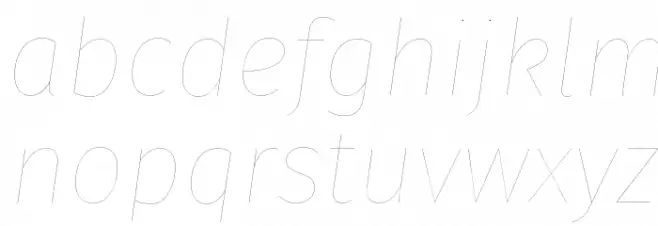 Fira Sans Two Italic फ़ॉन्ट लोअरकेस