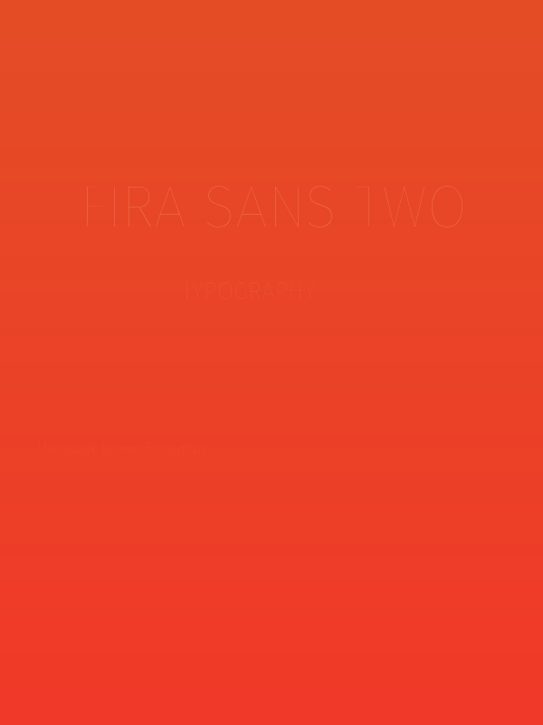 Fira Sans Two Poster