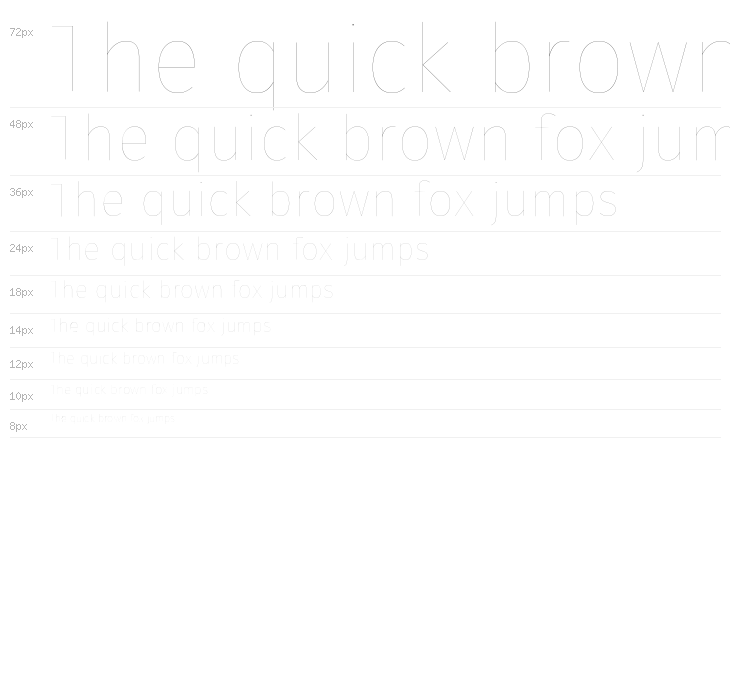 Fira Sans Two Waterfall