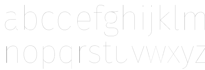 Fira Sans Two Font LOWERCASE