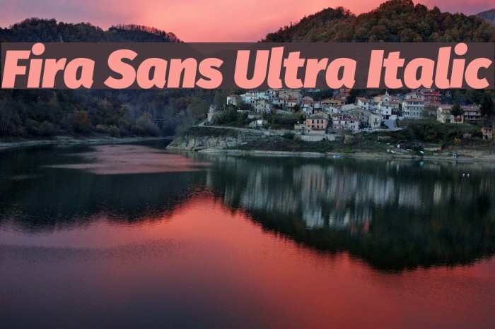 Fira Sans Ultra Italic Example 3