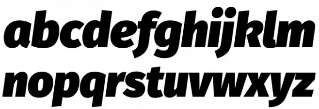 Fira Sans Ultra Italic フォント 小文字