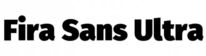 Fira Sans Ultra  Fuentes Gratis Descargar