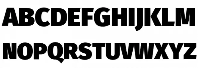 Fira Sans Ultra Schriftart Groß