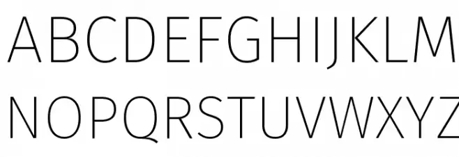 Fira Sans UltraLight Font Litere mari
