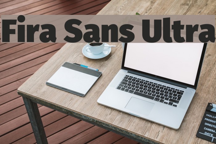 Fira Sans Ultra Font examples