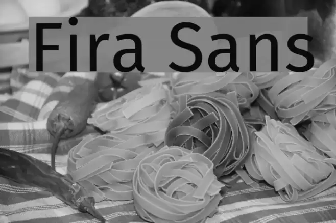 Fira Sans Font examples