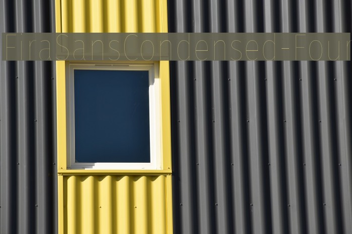 FiraSansCondensed-Four Font examples