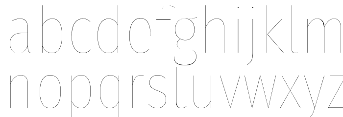 FiraSansCondensed-Four Font LOWERCASE