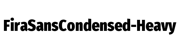 FiraSansCondensed-Heavy  नि: शुल्क फ़ॉन्ट्स डाउनलोड