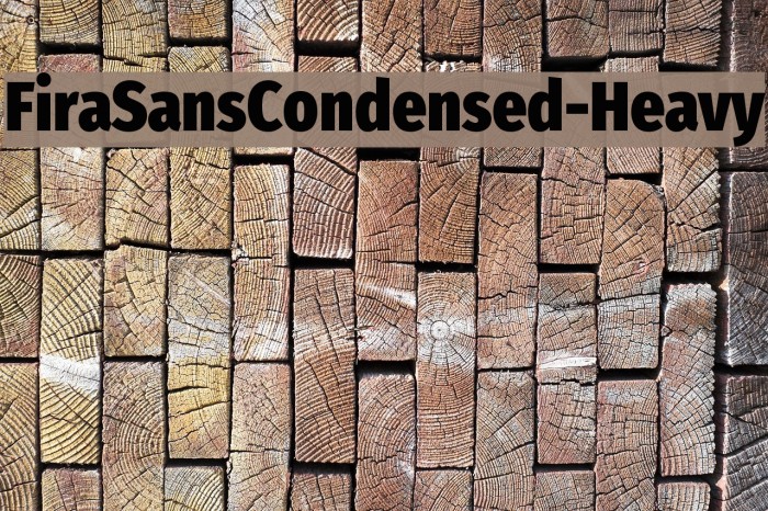 FiraSansCondensed-Heavy Example 3