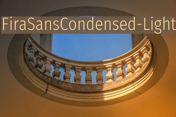 FiraSansCondensed-Light Font examples