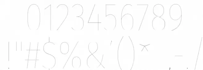 FiraSansCondensed-Two Font OTHER CHARS