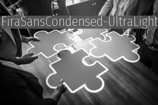 FiraSansCondensed-UltraLight Font examples