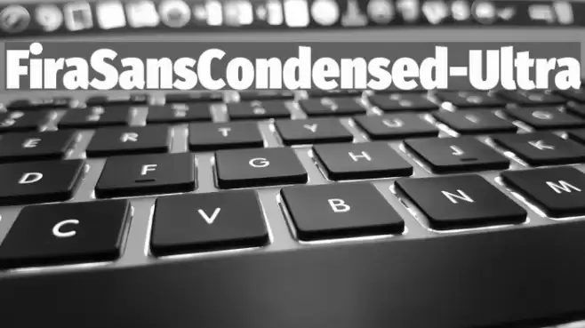 FiraSansCondensed-Ultra Font examples