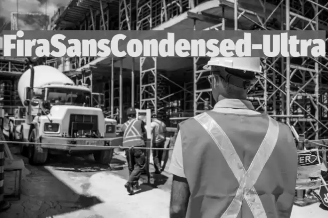 FiraSansCondensed-Ultra Font examples