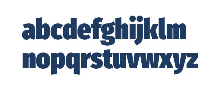 FiraSansCondensed-Ultra Lowercase