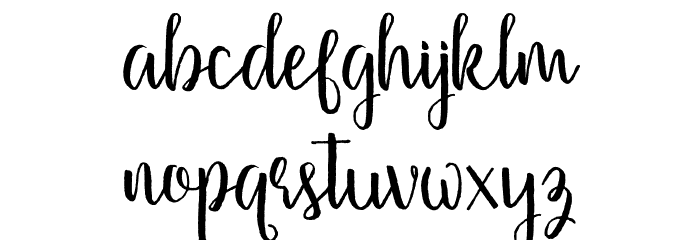Firdaus Font LOWERCASE