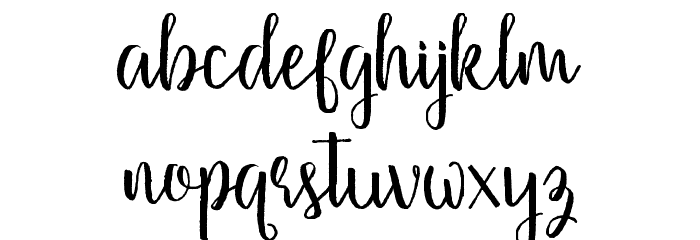 Firdaus Font LOWERCASE