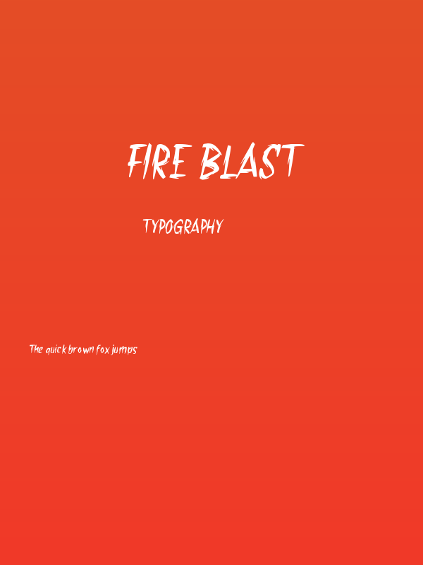 Fire Blast Poster