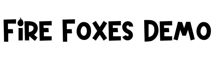 Fire Foxes Demo  नि: शुल्क फ़ॉन्ट्स डाउनलोड