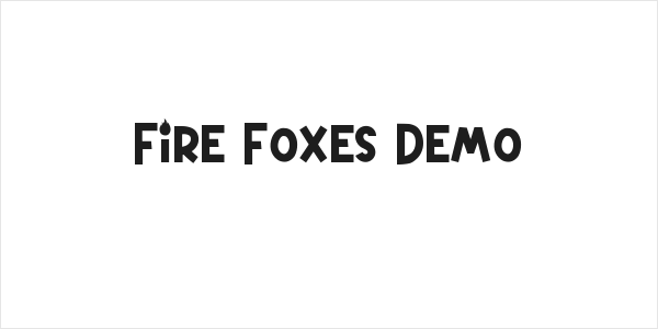 Fire Foxes Demo Logo