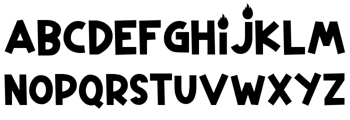 Fire Foxes Demo Font LOWERCASE