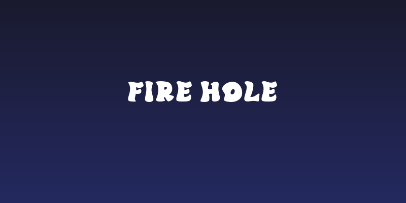 Fire Hole Social Header