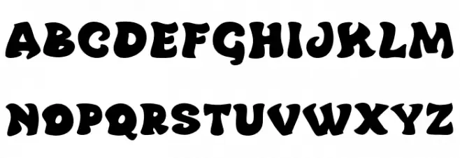 Fire Hole Caratteri MINUSCOLO